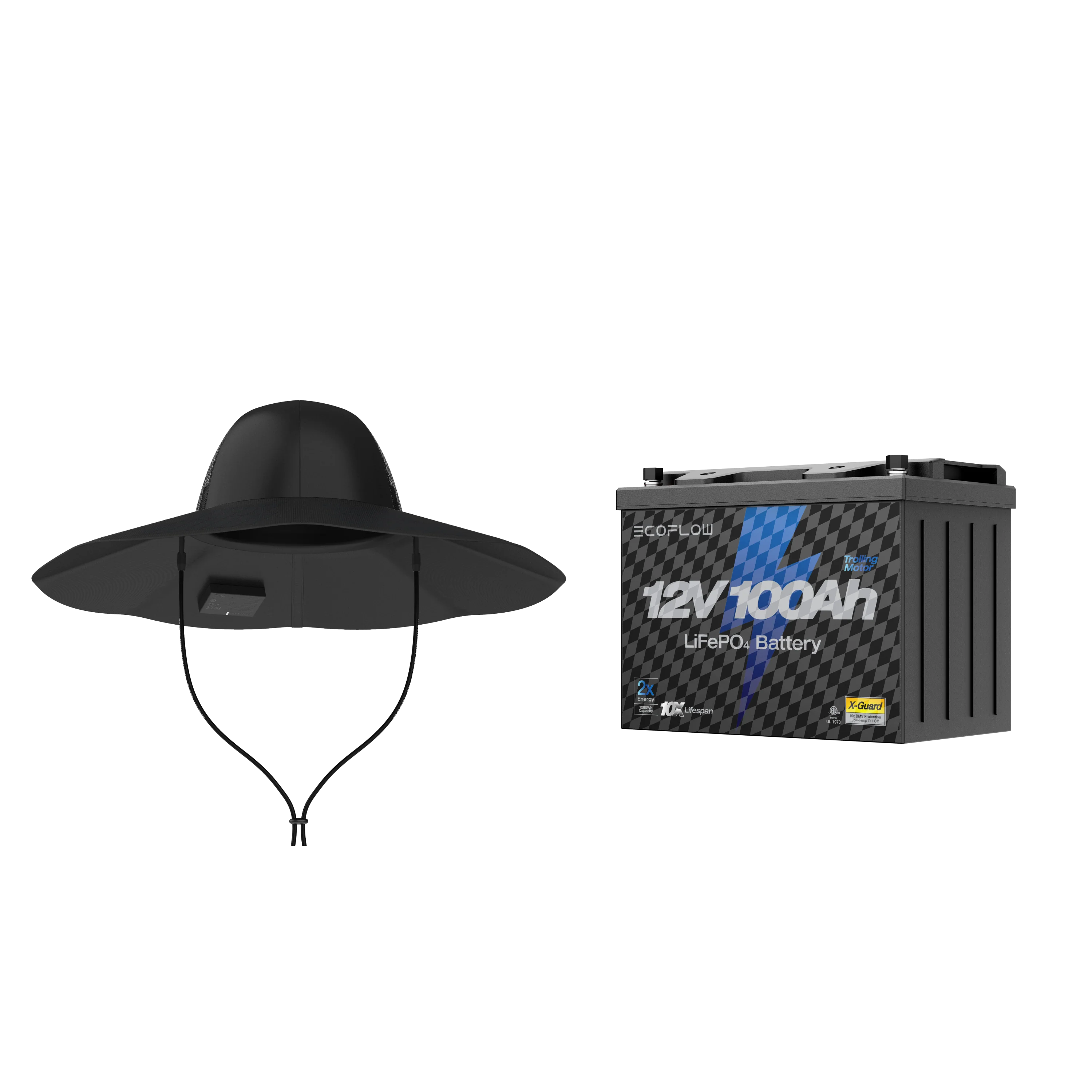 Batería de litio para motor de arrastre de 12 V y 100 Ah de EcoFlow - Image 5